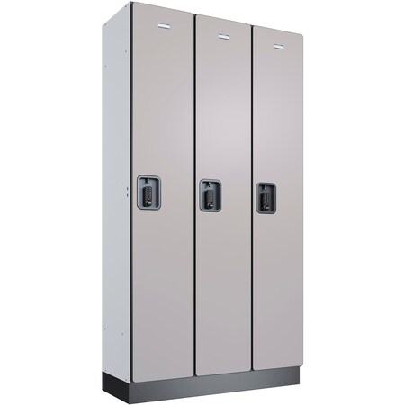 Global Industrial 36 in W, 14-7/8 in D, 71-15/16 in H, Gray 299234